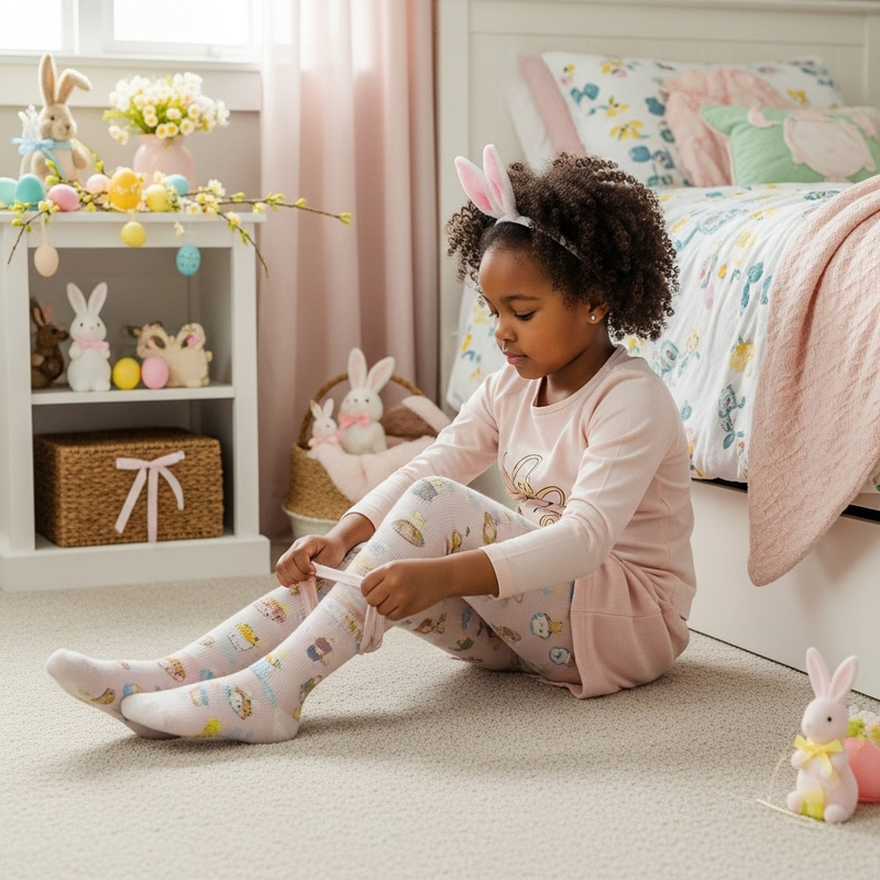 6-Year-Old African Schoolgirl's Easter Day Routine