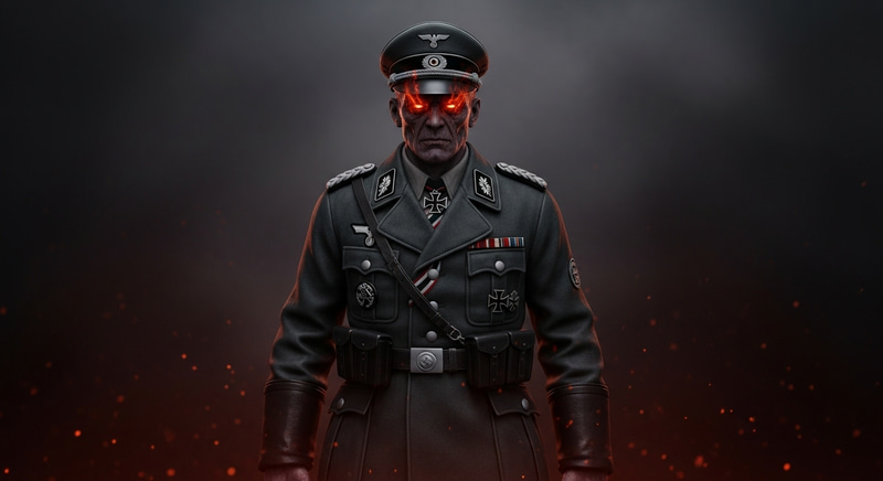 WW2 Demon German Enforcer - Chilling Supernatural Presence
