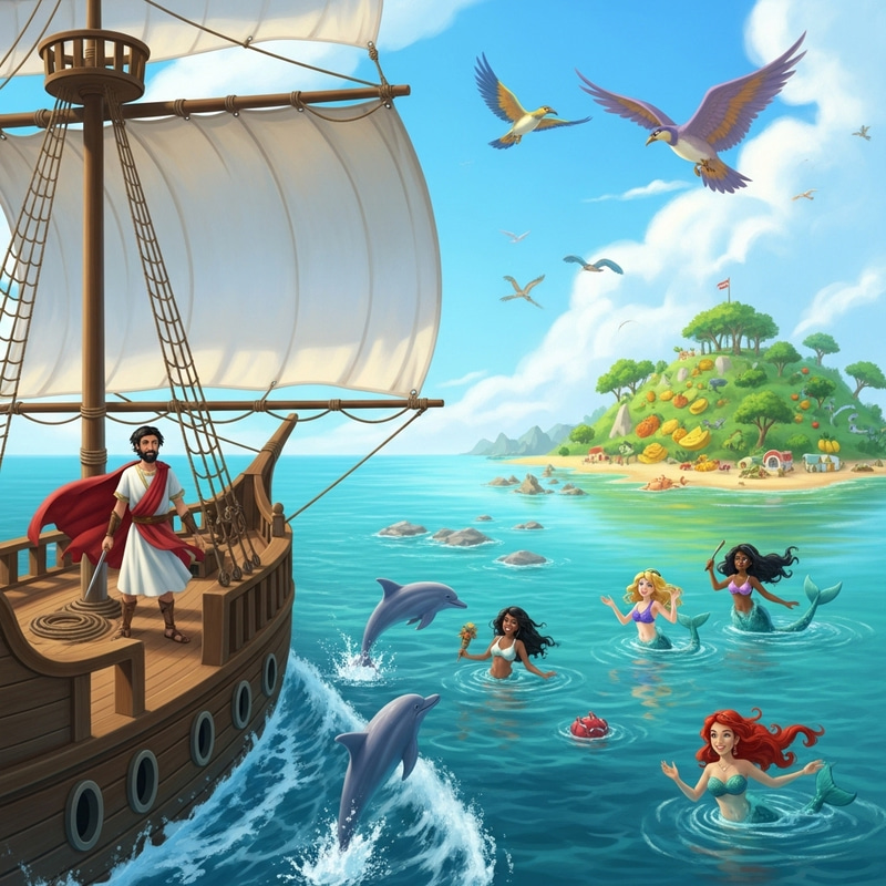 Pleasant Odyssey: A Mythical Adventure at Sea Pleasant Odyssey: A Mythical Adventure at Sea