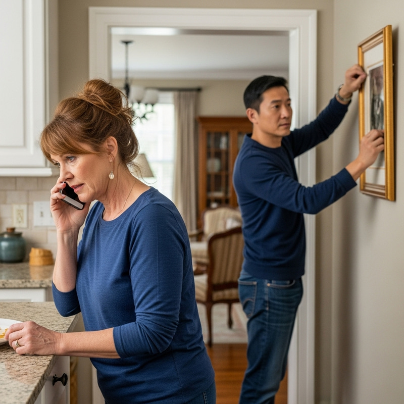 Unfaithful Woman: A Tale of Secretive Behavior at Home Unfaithful Woman: A Tale of Secretive Behavior at Home