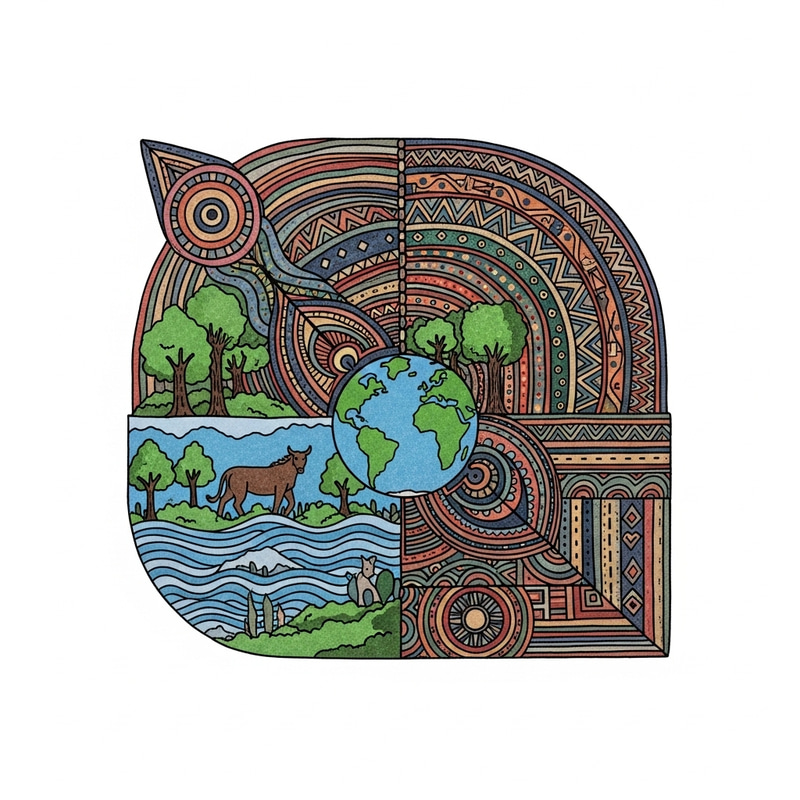 Tribal Artistic Design for Environmental Issues Tribal Artistic Design for Environmental Issues