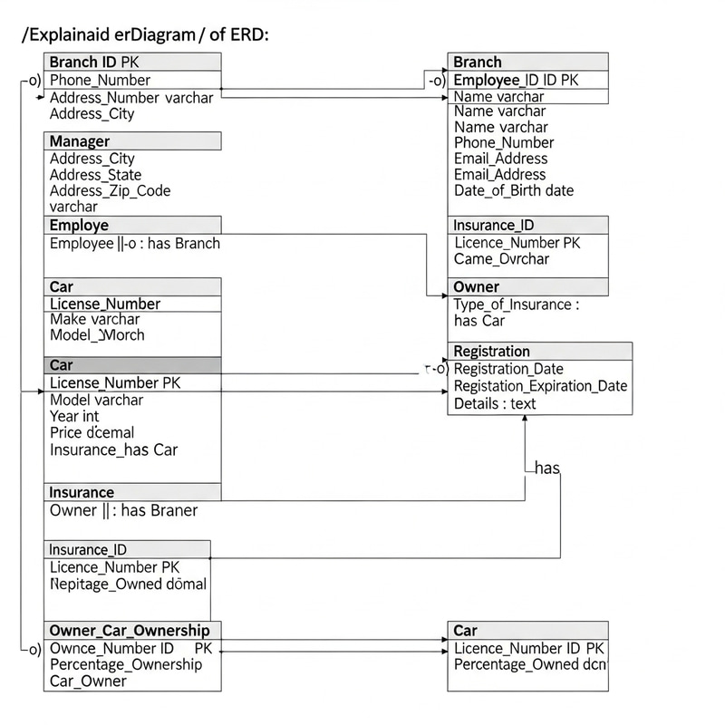Building a Car Dealership Management Database System: ER Diagram Building a Car Dealership Management Database System: ER Diagram