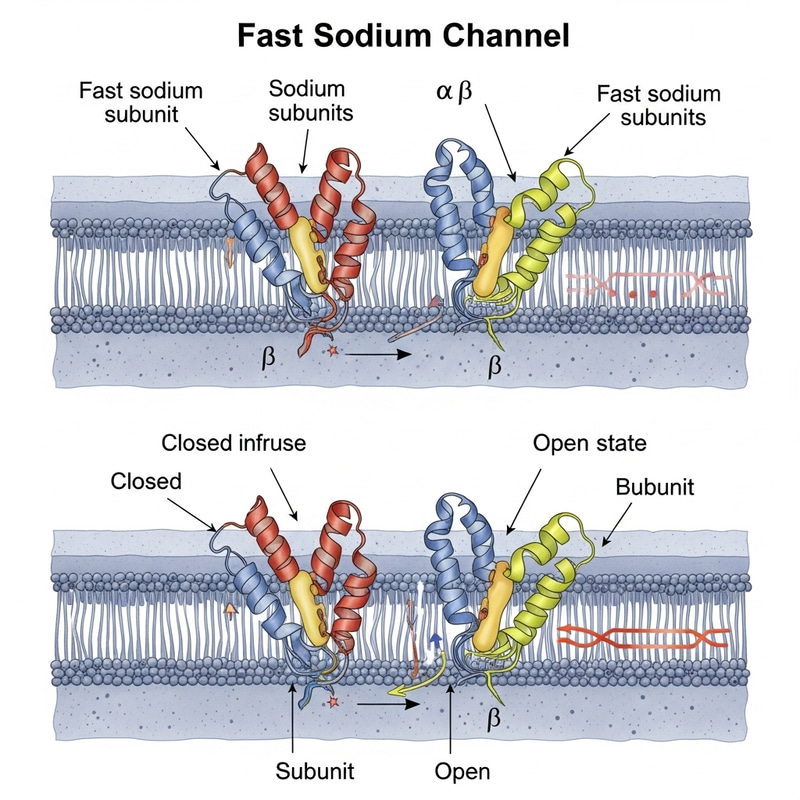 Fast Sodium Channel Illustration: Anatomy and Function Explained Fast Sodium Channel Illustration: Anatomy and Function Explained