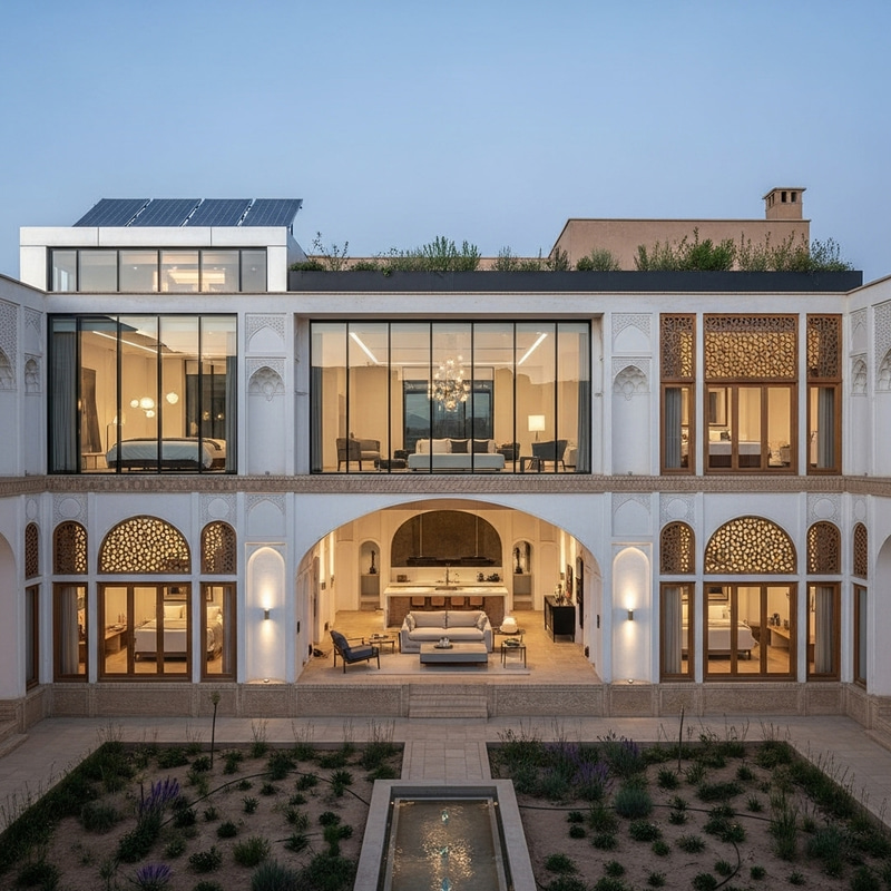 Tabatabaei House in Kashan: Modern Reconstruction & Innovative Design Tabatabaei House in Kashan: Modern Reconstruction & Innovative Design