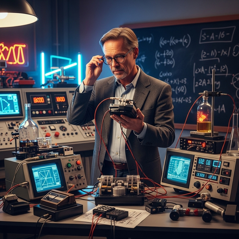 Back to the Future Inspired Lab Scene Back to the Future Inspired Lab Scene