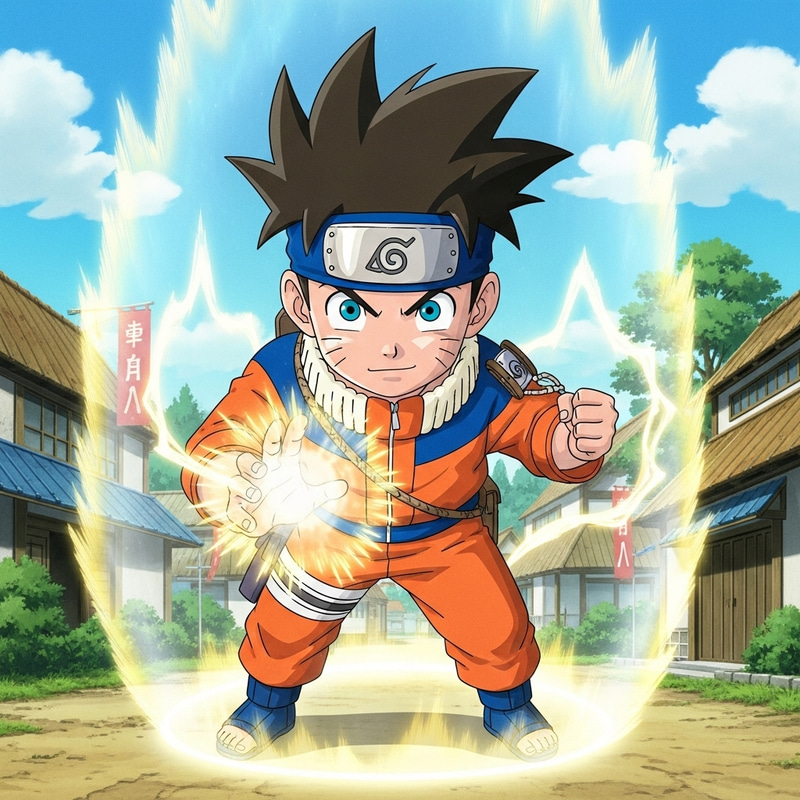 Disney-Inspired Japanese Animation Character Naruto