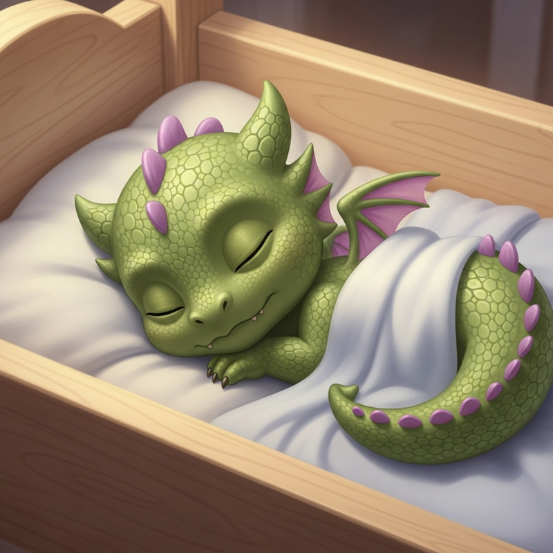Adorable Baby Dragon Spike Sleeping - My Little Pony Adorable Baby Dragon Spike Sleeping - My Little Pony