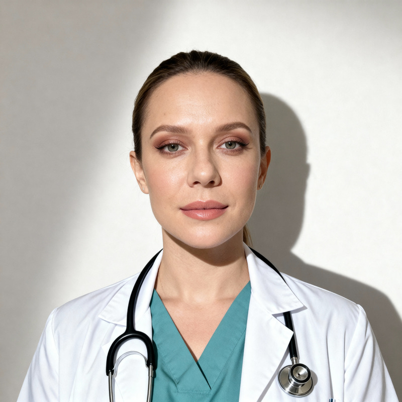 Professional Nurse Portrait in 4K Detail Professional Nurse Portrait in 4K Detail