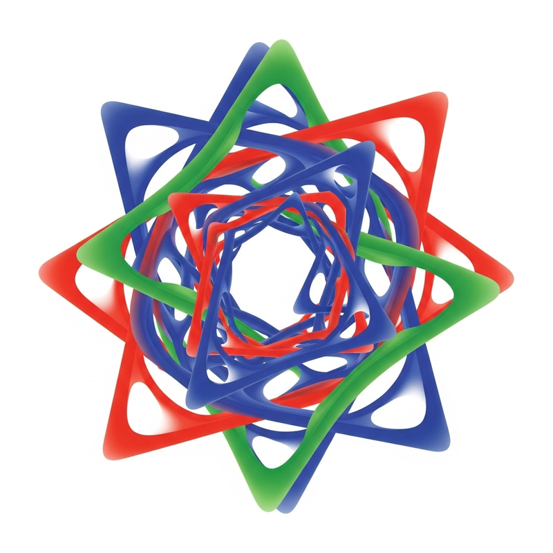 Intricate Geometric Shapes Pattern Design