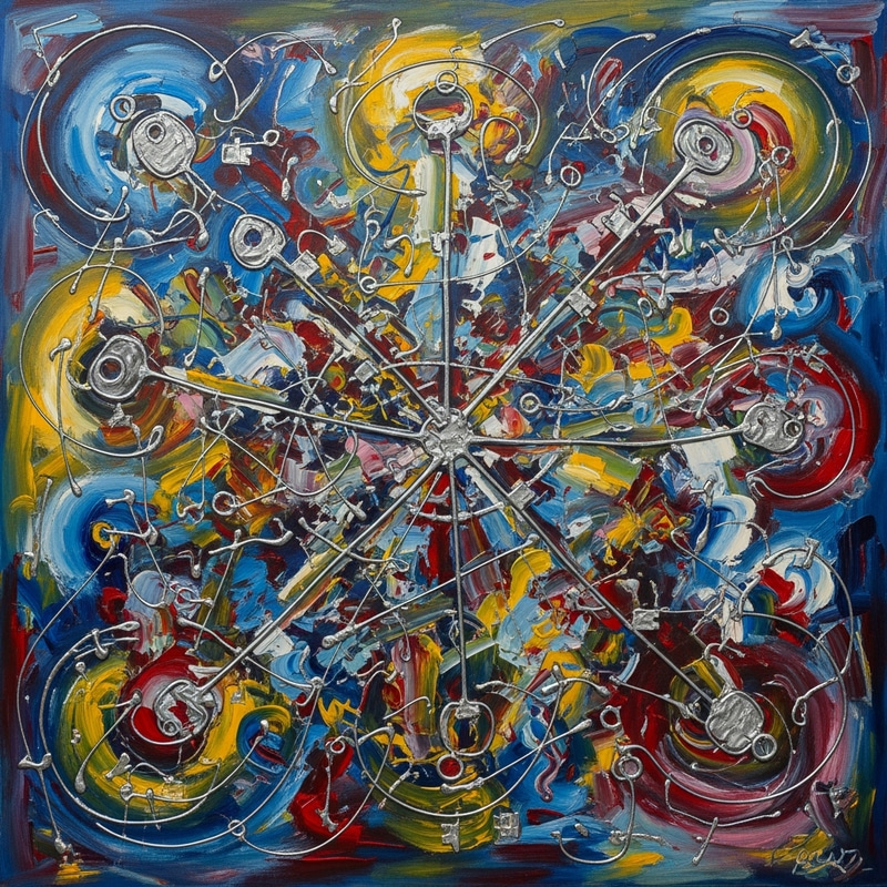 Unlocking the Potential | Abstract Expressionism Painting Unlocking the Potential | Abstract Expressionism Painting