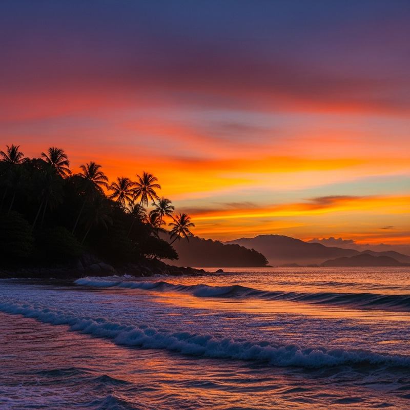 Splendid Sunrise over Langkawi Island, Malaysia