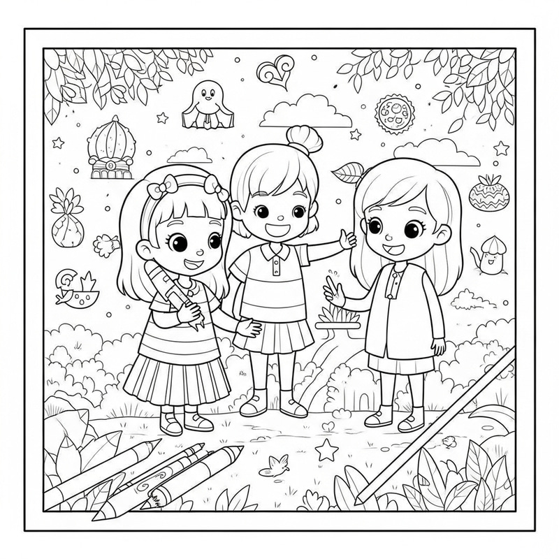 Coloring Page for Kids | Fun and Educational Activities Coloring Page for Kids | Fun and Educational Activities