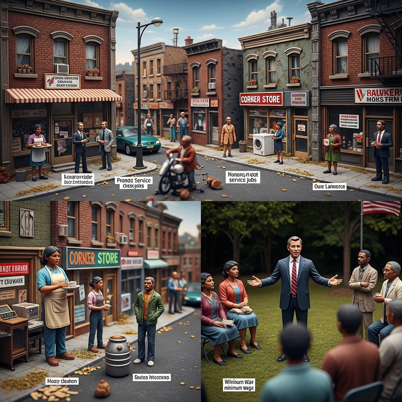 Diorama Exploring Poverty and Minimum Wage Issues Diorama Exploring Poverty and Minimum Wage Issues