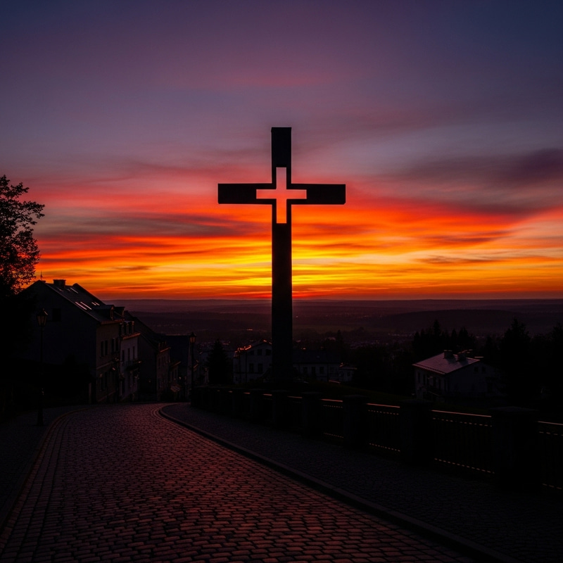 Inspirational Way of the Cross Sunset Journey in Mnikowa Inspirational Way of the Cross Sunset Journey in Mnikowa