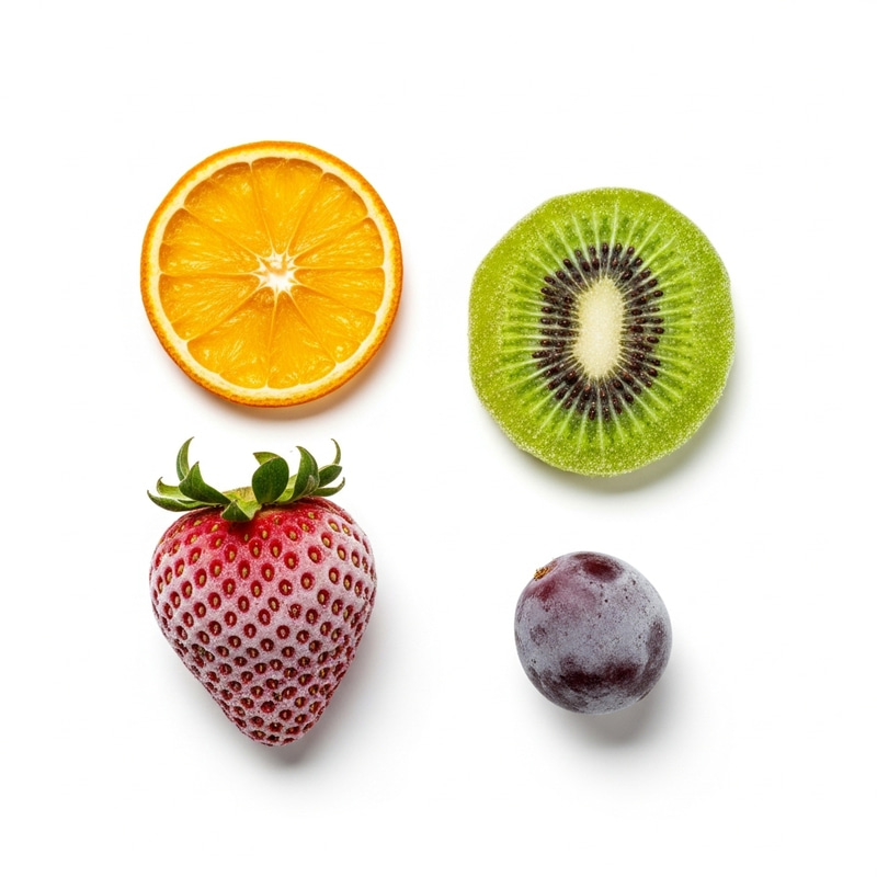 Elegant Frozen Dried Fruits in Minimalist Style Elegant Frozen Dried Fruits in Minimalist Style