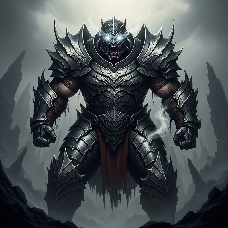Furious Berserker Warrior in Detailed Armor | 1366x768 Furious Berserker Warrior in Detailed Armor | 1366x768