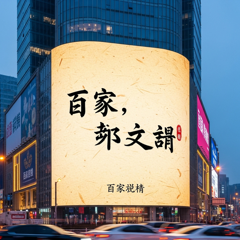 City Advertisement: Chinese Hundred Family Surnames City Advertisement: Chinese Hundred Family Surnames