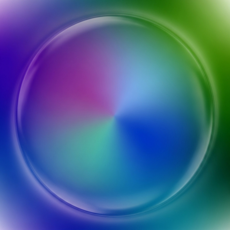 Tranquil Color Blend with Blues, Purples, and Greens Tranquil Color Blend with Blues, Purples, and Greens