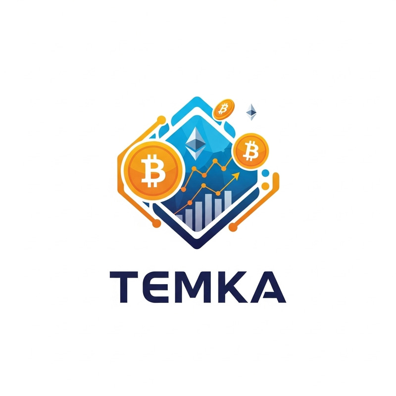 TEMKA Logo Design for Cryptocurrency Earnings TEMKA Logo Design for Cryptocurrency Earnings