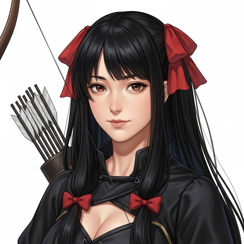 Strong Japanese Woman Archer - 28 Years Old