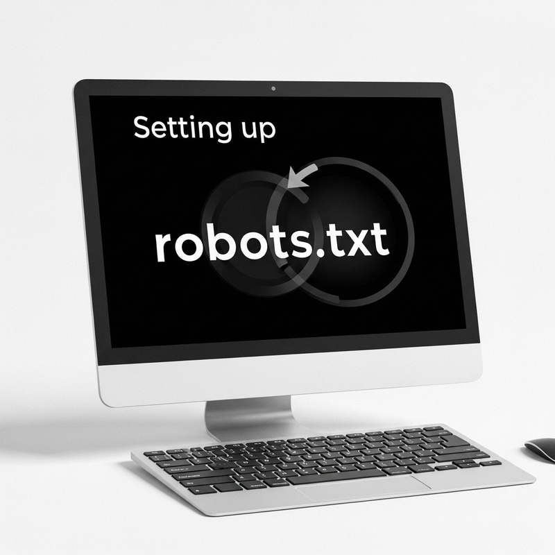 Vintage Black-and-White Robots.txt Setup: Chiaroscuro Digital Art