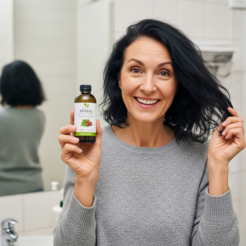 Transform White Hair to Black with Herbal Product: Amazing Results Transform White Hair to Black with Herbal Product: Amazing Results