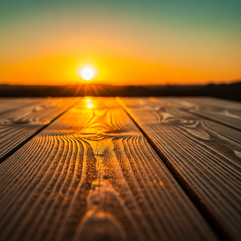 Rustic Wooden Table in Sunlight Rustic Wooden Table in Sunlight