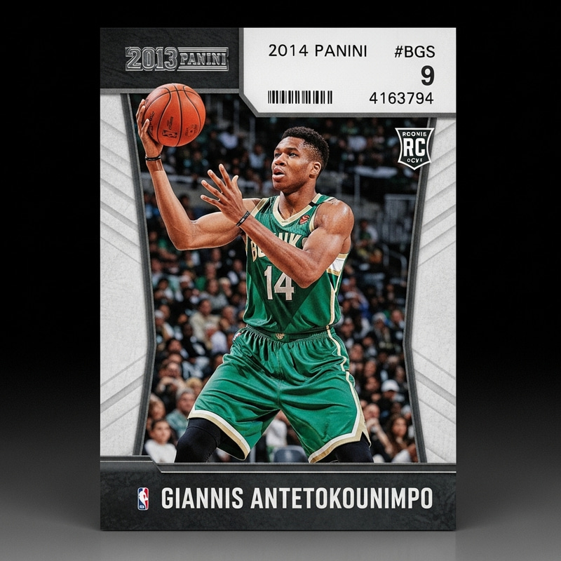 2013-14 Panini Giannis Antetokounmpo Rookie #194 BGS 9