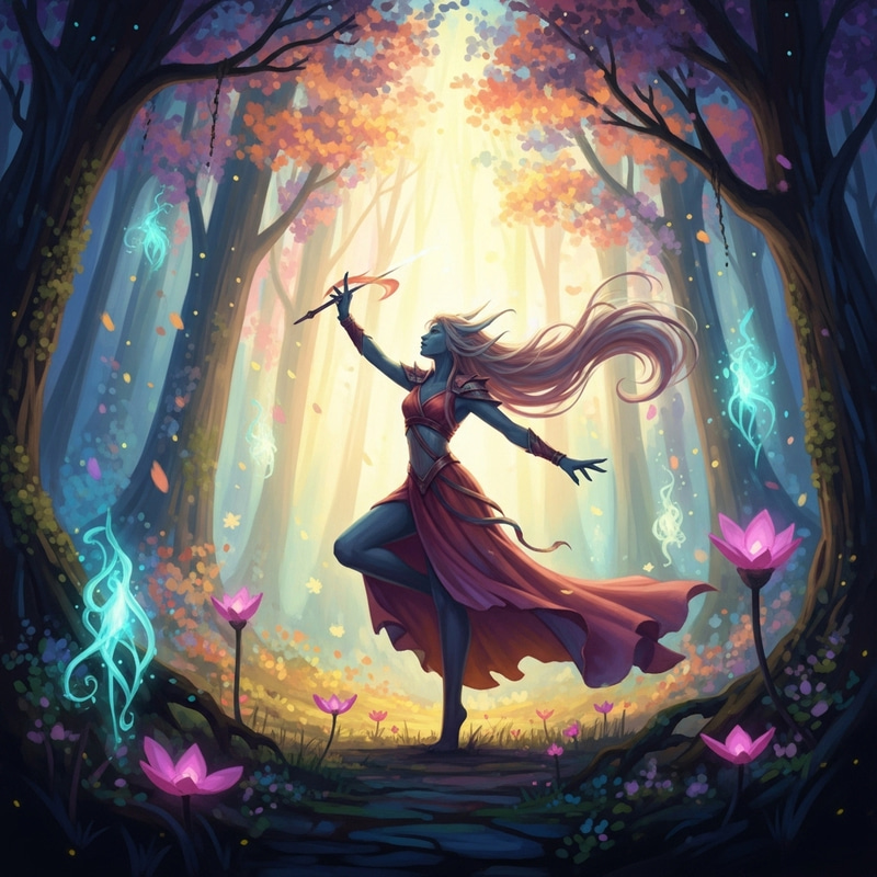 Mystical Forest Creature | Vibrant Fantasy Art Inspiration Mystical Forest Creature | Vibrant Fantasy Art Inspiration
