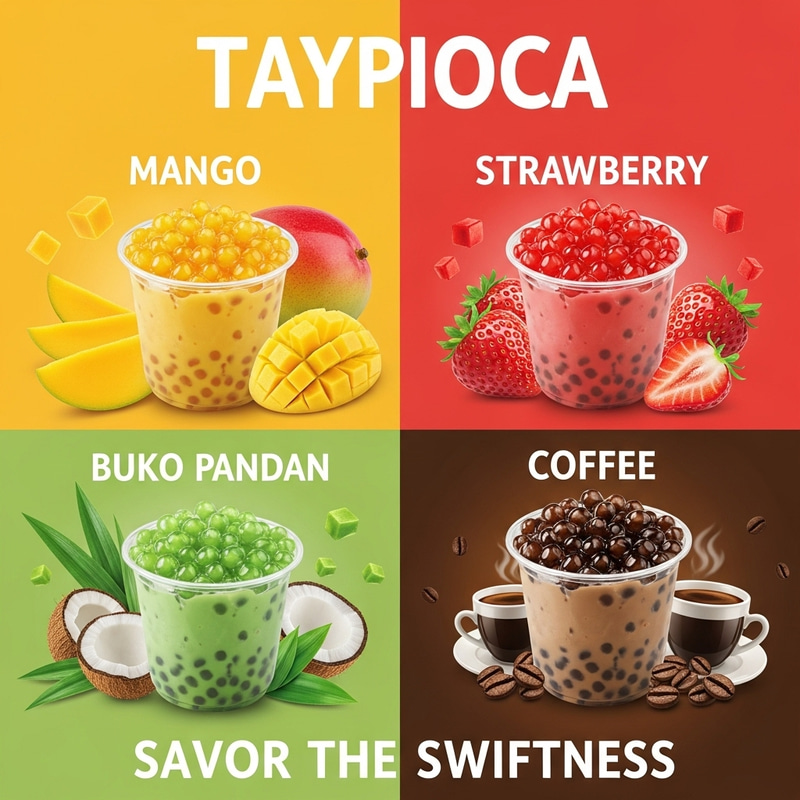 Taypioca: Unique Flavors in Salad Cups Taypioca: Unique Flavors in Salad Cups