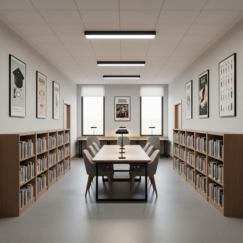 Minimalist Library Study Room Design Ideas