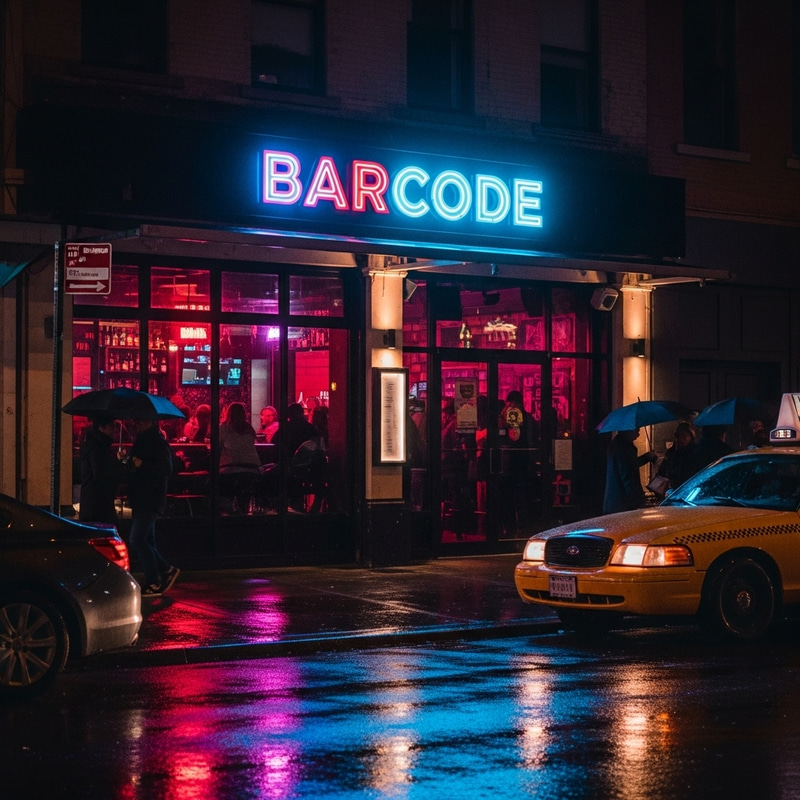 Barcode Bar: A Lively Nighttime Experience Barcode Bar: A Lively Nighttime Experience