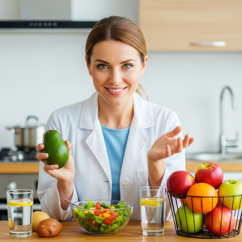 Nutritionist with Green Eyes Nutritionist with Green Eyes
