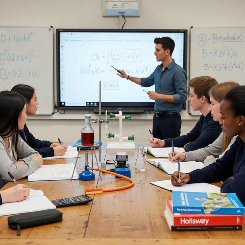 Inside a UK School Science Laboratory Inside a UK School Science Laboratory
