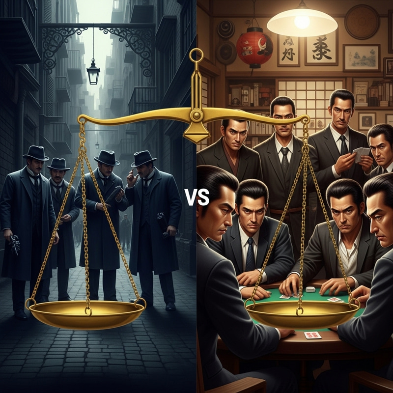 Historical Criminal Syndicates Comparison: European Mafia vs. Yakuza Clan Historical Criminal Syndicates Comparison: European Mafia vs. Yakuza Clan