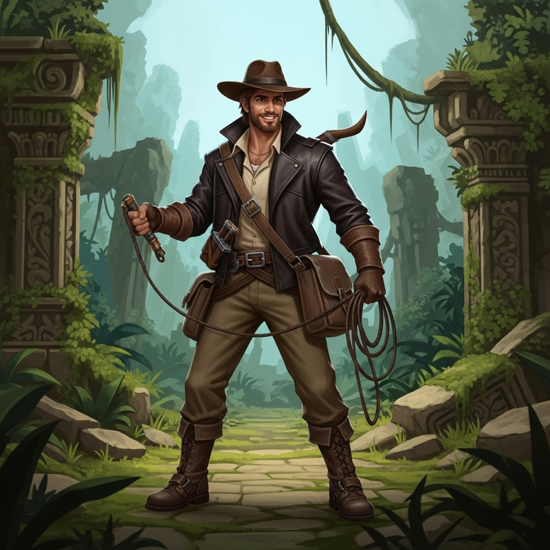 2D Adventurer Character in Unity Game