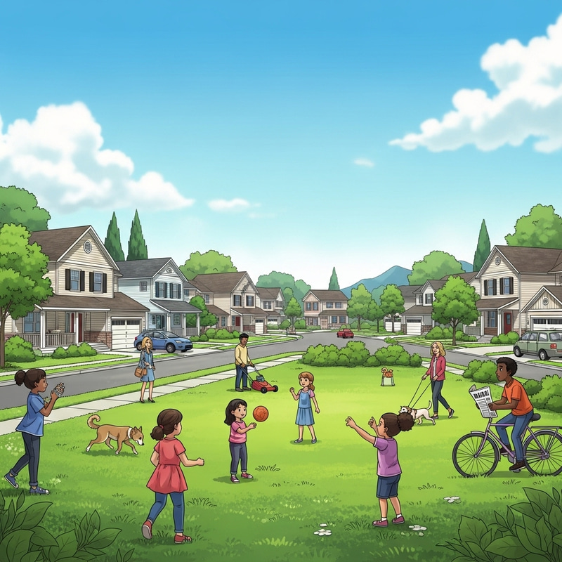 Lively Suburban Neighbourhood | Diversity & Community Spirit