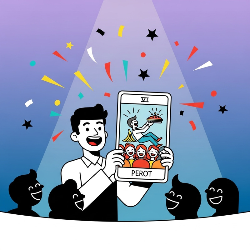 Minimalist Tarot Humor Show: Comedians Predict Funny Fortune Minimalist Tarot Humor Show: Comedians Predict Funny Fortune