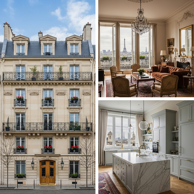 Luxury Paris House - Exquisite Exteriors & Interiors Showcase