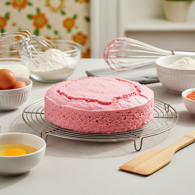 Pink Raw Cake Recipe | Delicious and Fluffy Baking Inspiration