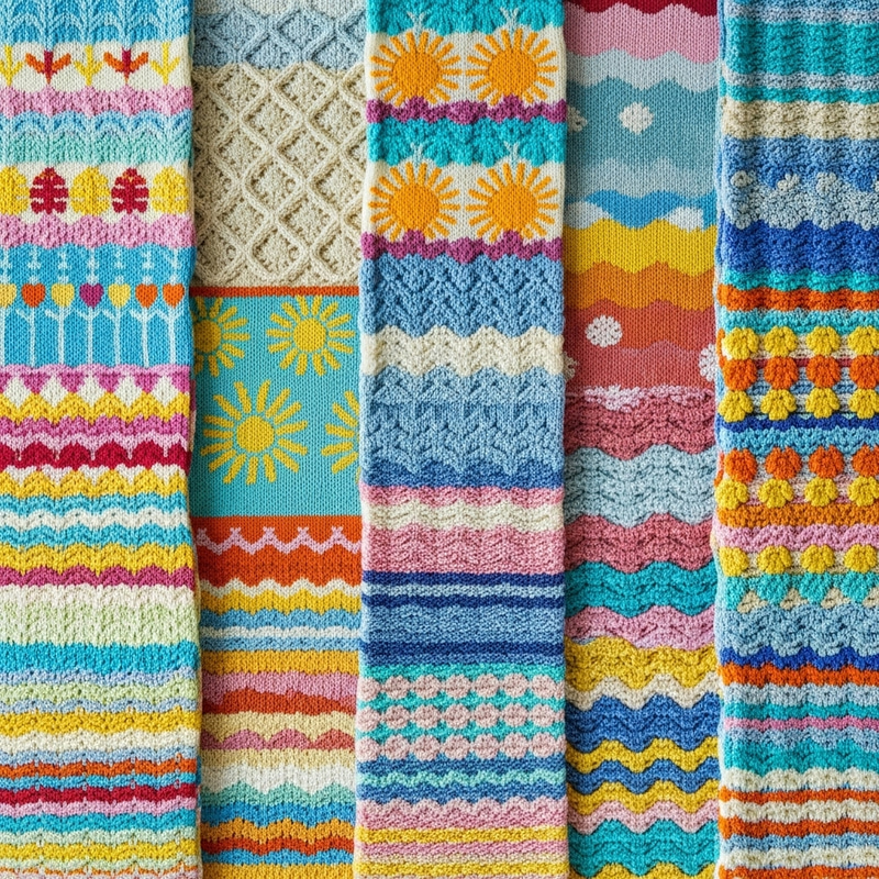 Bright Summer Knitting Patterns: Flora, Fauna, Sunshine & Beach