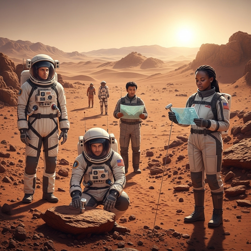 Explore Mars: Diverse Human Expedition on the Red Planet Explore Mars: Diverse Human Expedition on the Red Planet