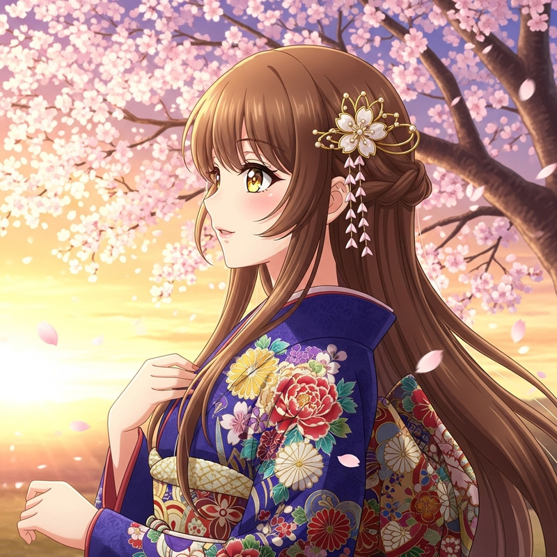 Creating an Anime Girl in Traditional Kimono | Artistic Serenity Creating an Anime Girl in Traditional Kimono | Artistic Serenity