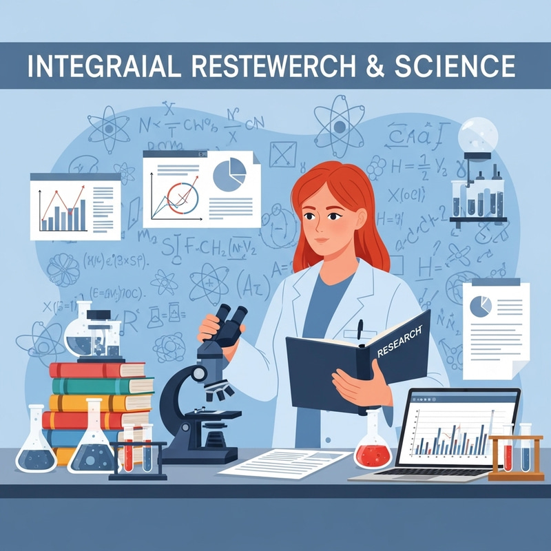 Connection Between Research and Science | Visual Representation