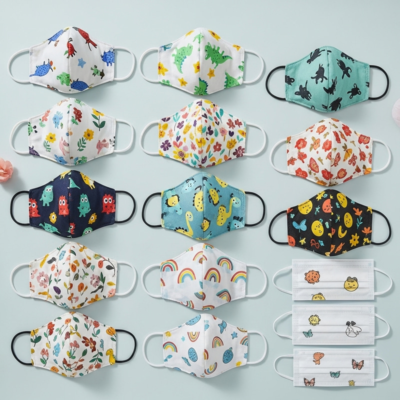 Adorable Children's Masks | Fun & Colorful Designs Adorable Children's Masks | Fun & Colorful Designs