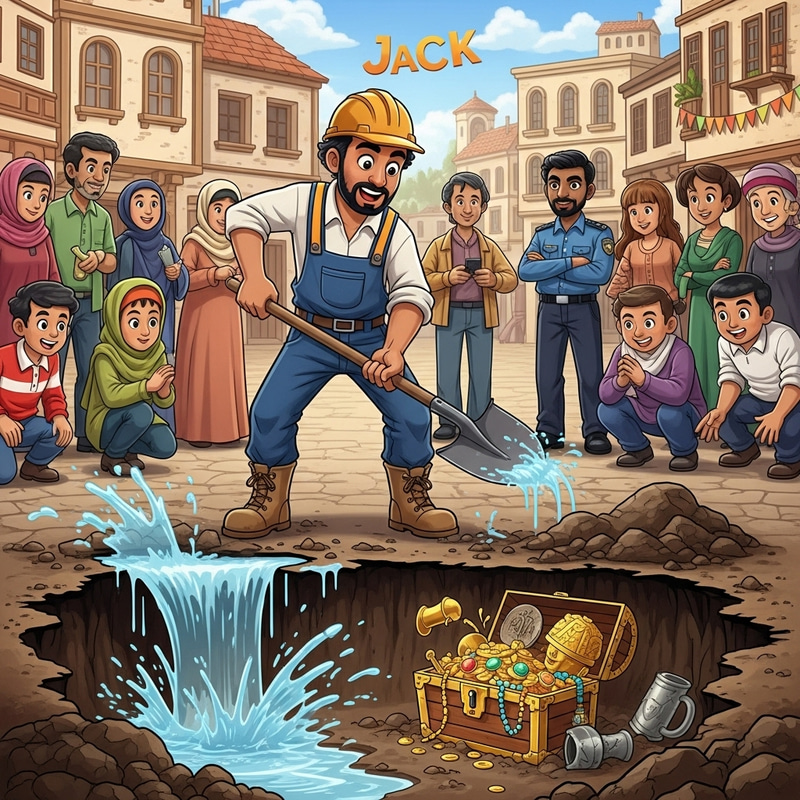 Jack's Treasure Discovery: A Construction Worker's Unexpected Find Jack's Treasure Discovery: A Construction Worker's Unexpected Find