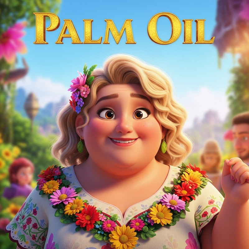 Palming Adventure: Animated Film with Blonde Protagonist Palming Adventure: Animated Film with Blonde Protagonist