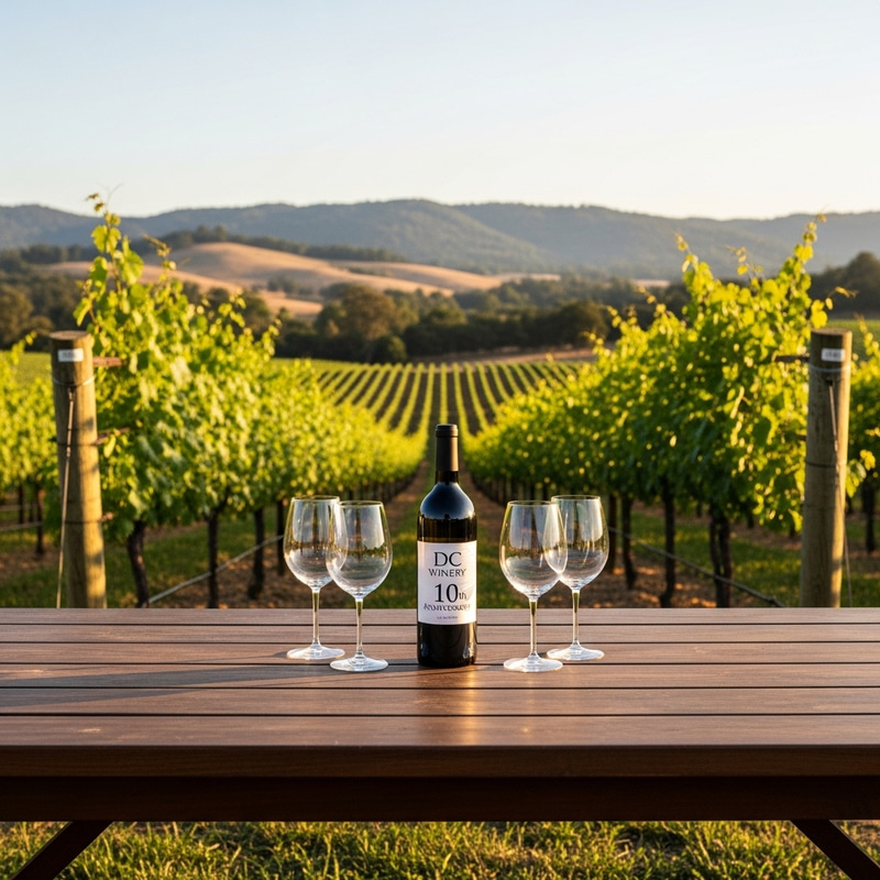 Golden Hour Celebration in DC Winery 10th Anniversary Vineyard Golden Hour Celebration in DC Winery 10th Anniversary Vineyard