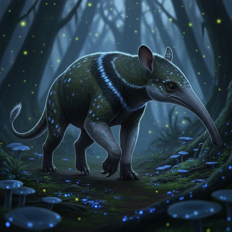 Female Quadrupedal Creature with Long Nose Female Quadrupedal Creature with Long Nose