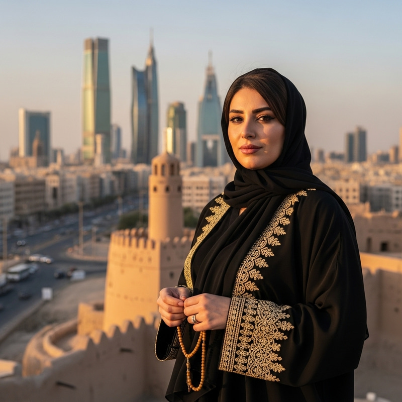 Middle Eastern Woman in Riyadh: Culture and Beauty Middle Eastern Woman in Riyadh: Culture and Beauty